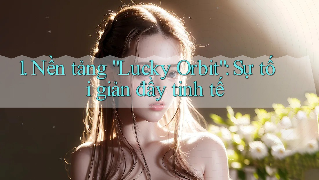1. Nền tảng “Lucky Orbit”: Sự tối giản đầy tinh tế