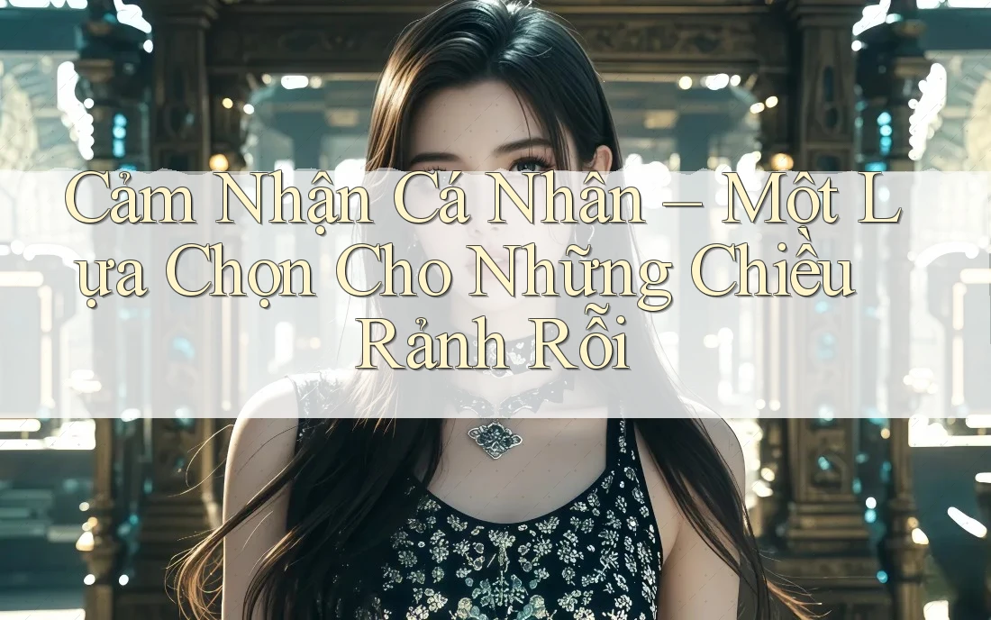Cảm Nhận Cá Nhân – Một Lựa Chọn Cho Những Chiều Rảnh Rỗi