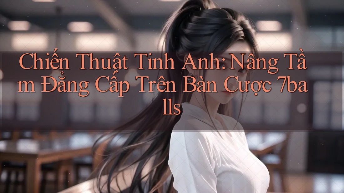 Chiến Thuật Tinh Anh: Nâng Tầm Đẳng Cấp Trên Bàn Cược 7balls