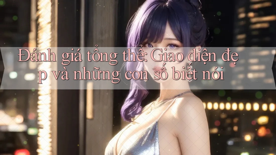 Đánh giá tổng thể: Giao diện đẹp và những con số biết nói