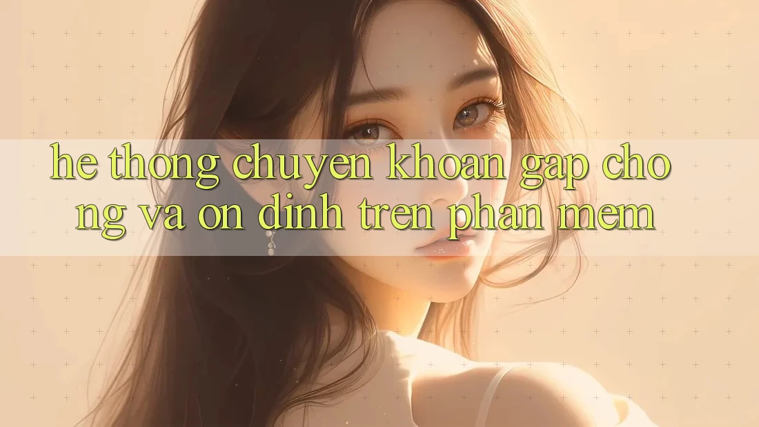 Hệ Thống Chuyển khoản Gấp Chóng Và Ổn định Trên Phần mềm