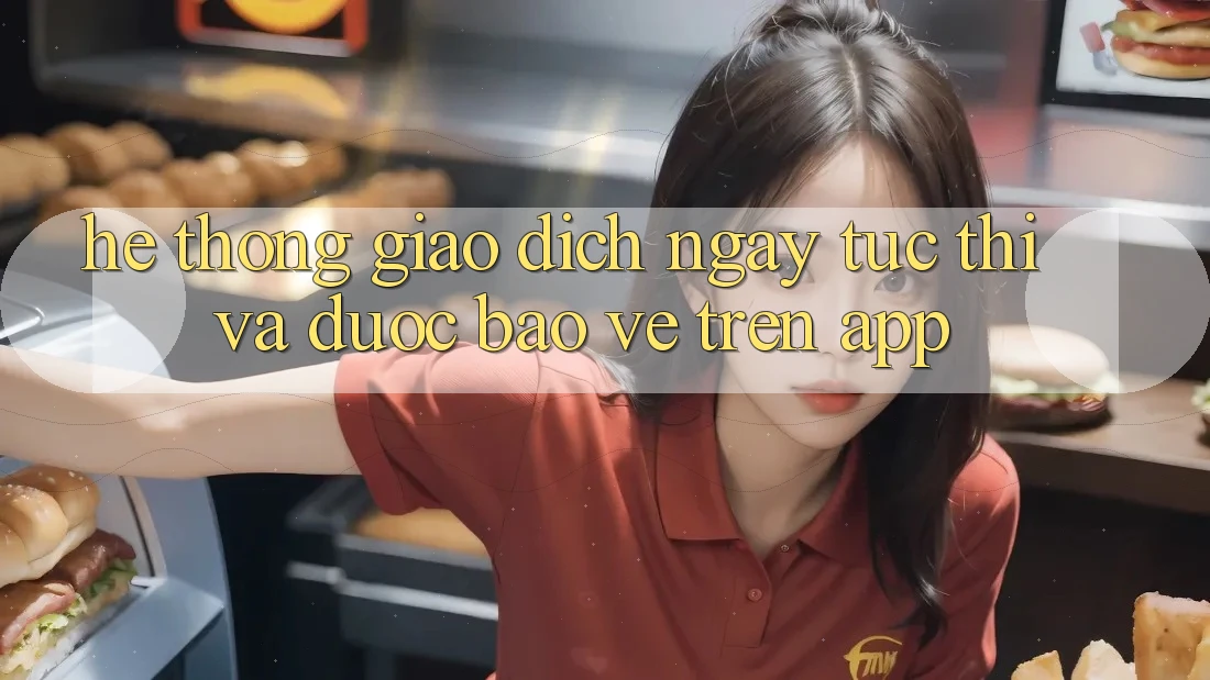 Hệ Thống Giao Dịch Ngay tức thì Và Được bảo vệ Trên App