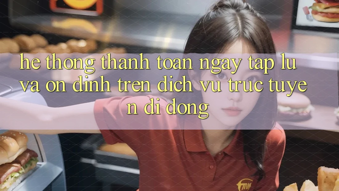 Hệ Thống Thanh toán Ngay tắp lự Và Ổn định Trên Dịch vụ trực tuyến Di Động