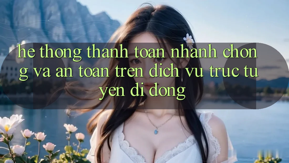 Hệ Thống Thanh toán Nhanh Chóng Và An Toàn Trên Dịch vụ trực tuyến Di Động