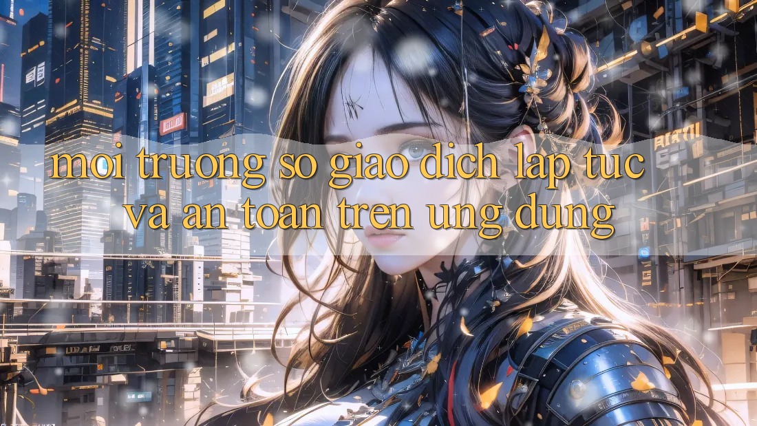 Môi trường số Giao Dịch Lập tức Và An Toàn Trên Ứng dụng