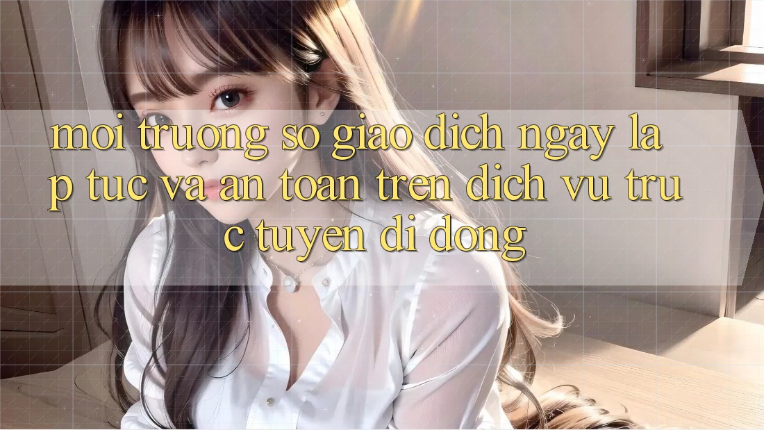 Môi trường số Giao Dịch Ngay lập tức Và An Toàn Trên Dịch vụ trực tuyến Di Động