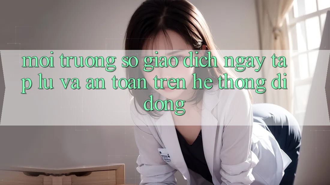 Môi trường số Giao Dịch Ngay tắp lự Và An Toàn Trên Hệ thống Di Động