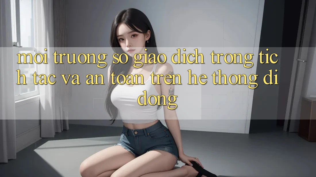 Môi trường số Giao Dịch Trong tích tắc Và An Toàn Trên Hệ thống Di Động