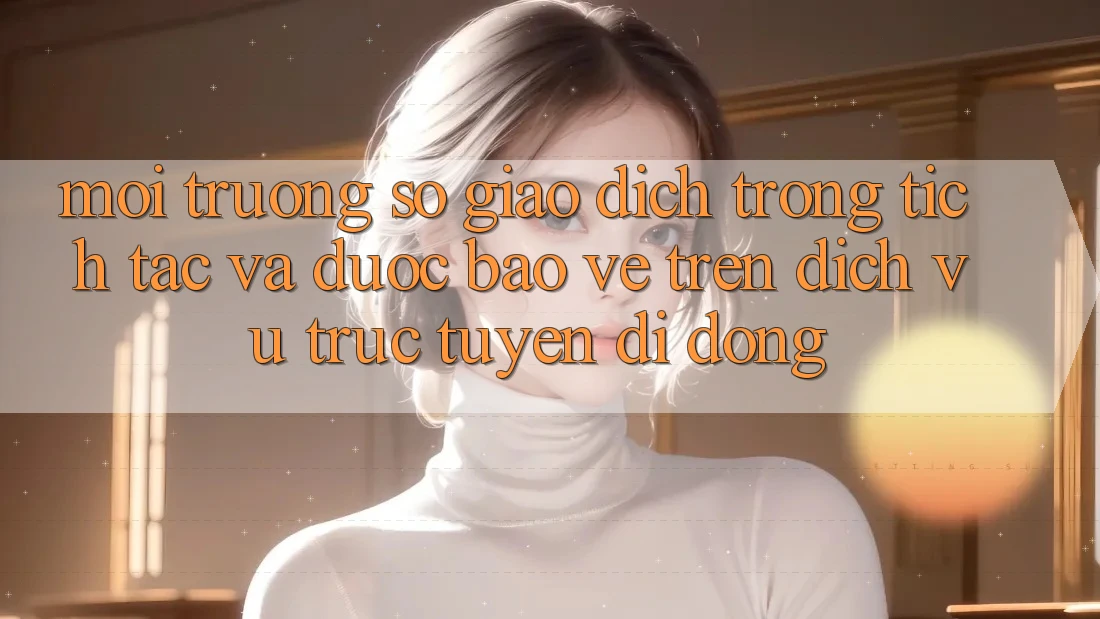 Môi trường số Giao Dịch Trong tích tắc Và Được bảo vệ Trên Dịch vụ trực tuyến Di Động