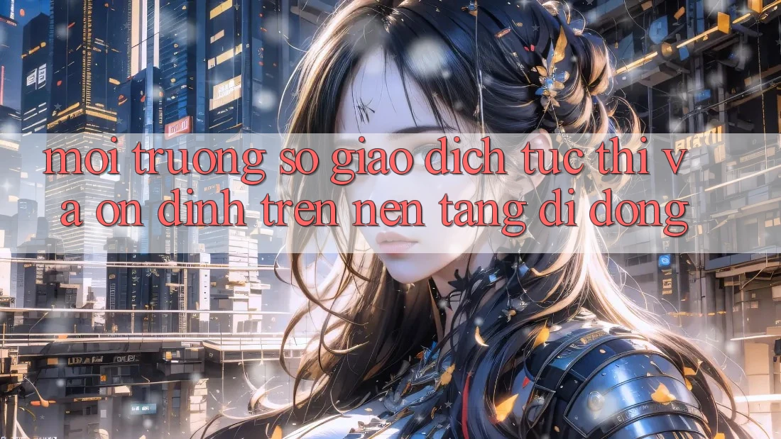 Môi trường số Giao Dịch Tức thì Và Ổn định Trên Nền Tảng Di Động
