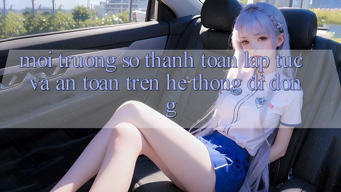 Môi trường số Thanh toán Lập tức Và An Toàn Trên Hệ thống Di Động