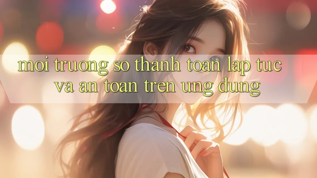 Môi trường số Thanh toán Lập tức Và An Toàn Trên Ứng dụng