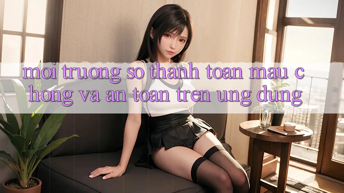 Môi trường số Thanh toán Mau Chóng Và An Toàn Trên Ứng dụng