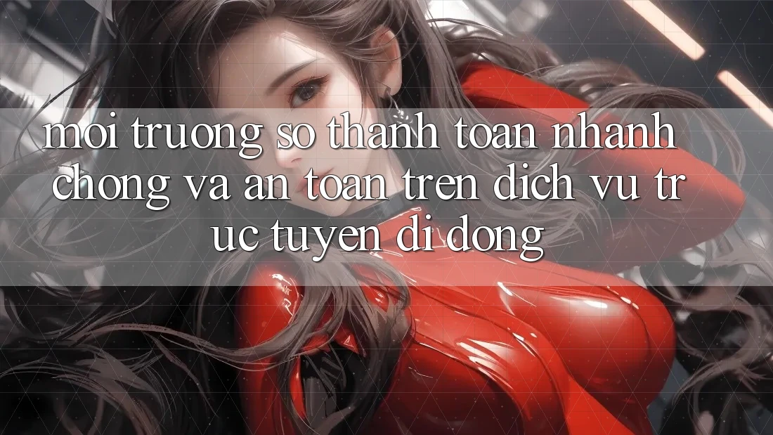 Môi trường số Thanh toán Nhanh chóng Và An Toàn Trên Dịch vụ trực tuyến Di Động