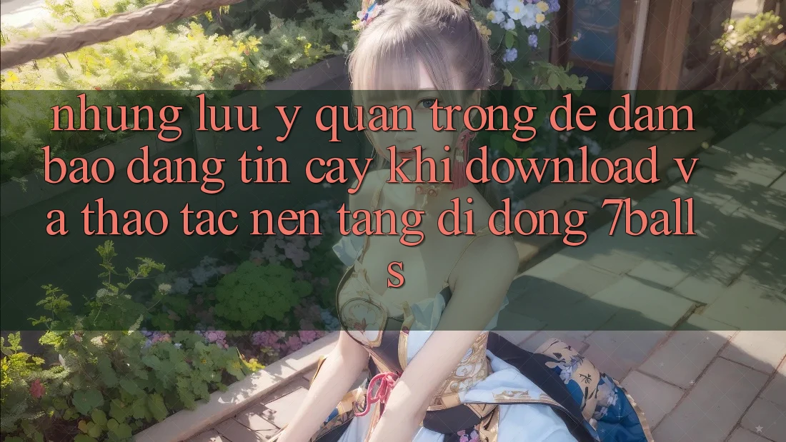 Những Lưu Ý Quan Trọng Để Đảm Bảo Đáng tin cậy Khi Download Và Thao tác Nền tảng di động 7balls
