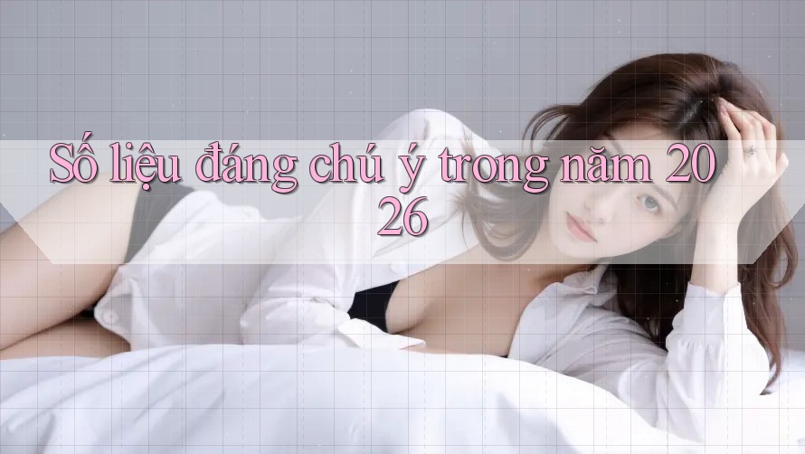 Số liệu đáng chú ý trong năm 2026