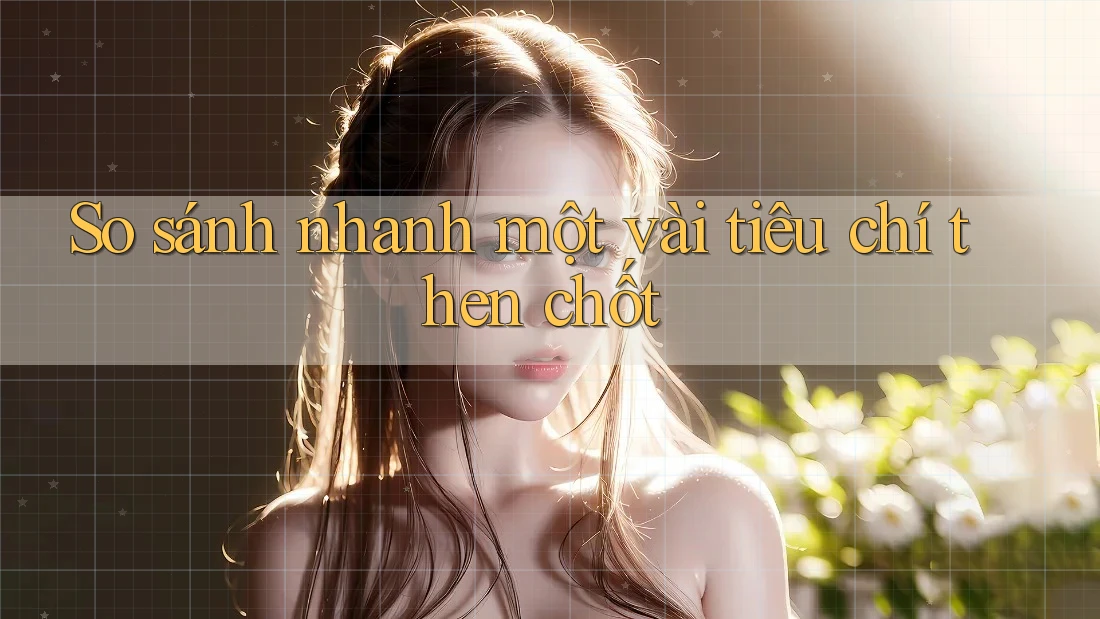 So sánh nhanh một vài tiêu chí then chốt