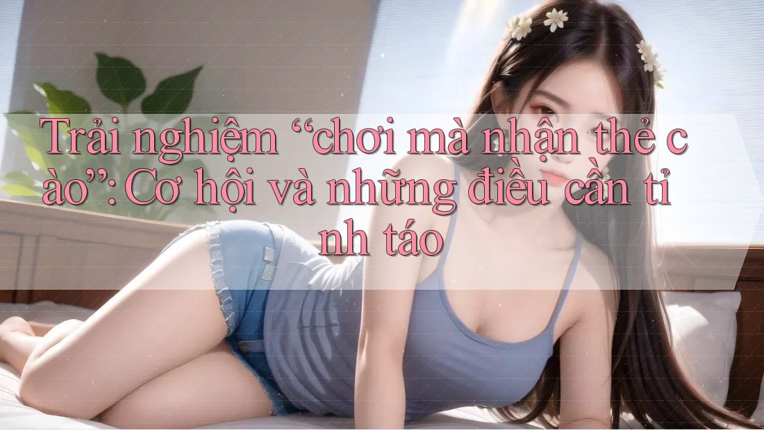 Trải nghiệm “chơi mà nhận thẻ cào”: Cơ hội và những điều cần tỉnh táo