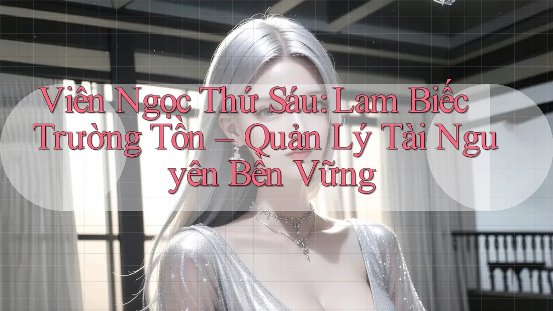 Viên Ngọc Thứ Sáu: Lam Biếc Trường Tồn – Quản Lý Tài Nguyên Bền Vững